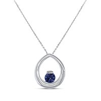 Collar Gaurosa Mujer Goccia in Plata Zircone 10498965 - 10498965